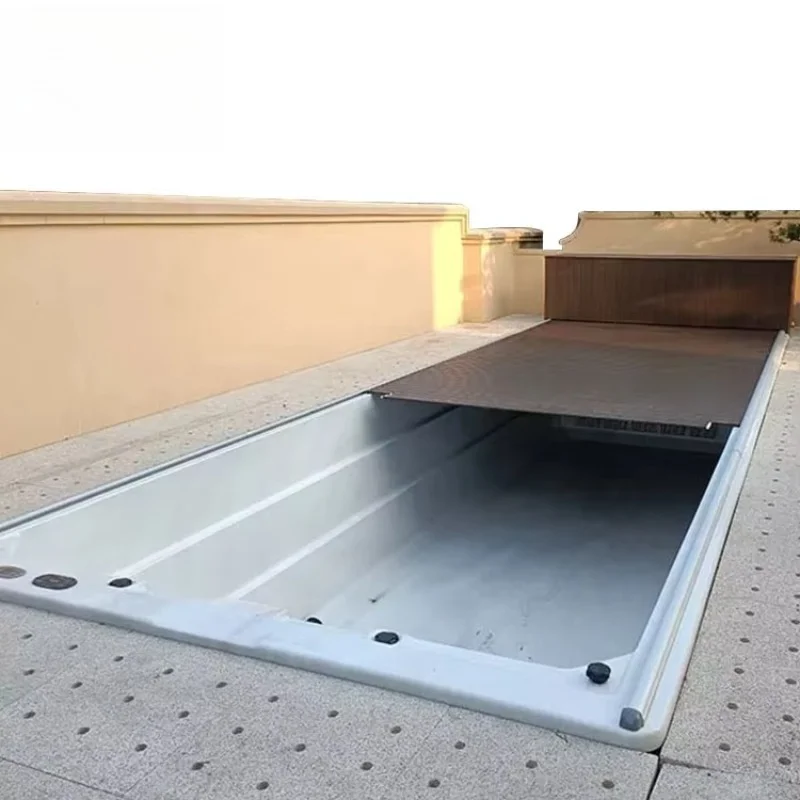 Jacuzzi pool water crown automatic roller shutter cover high quality insulation dust protection swimming pool cover