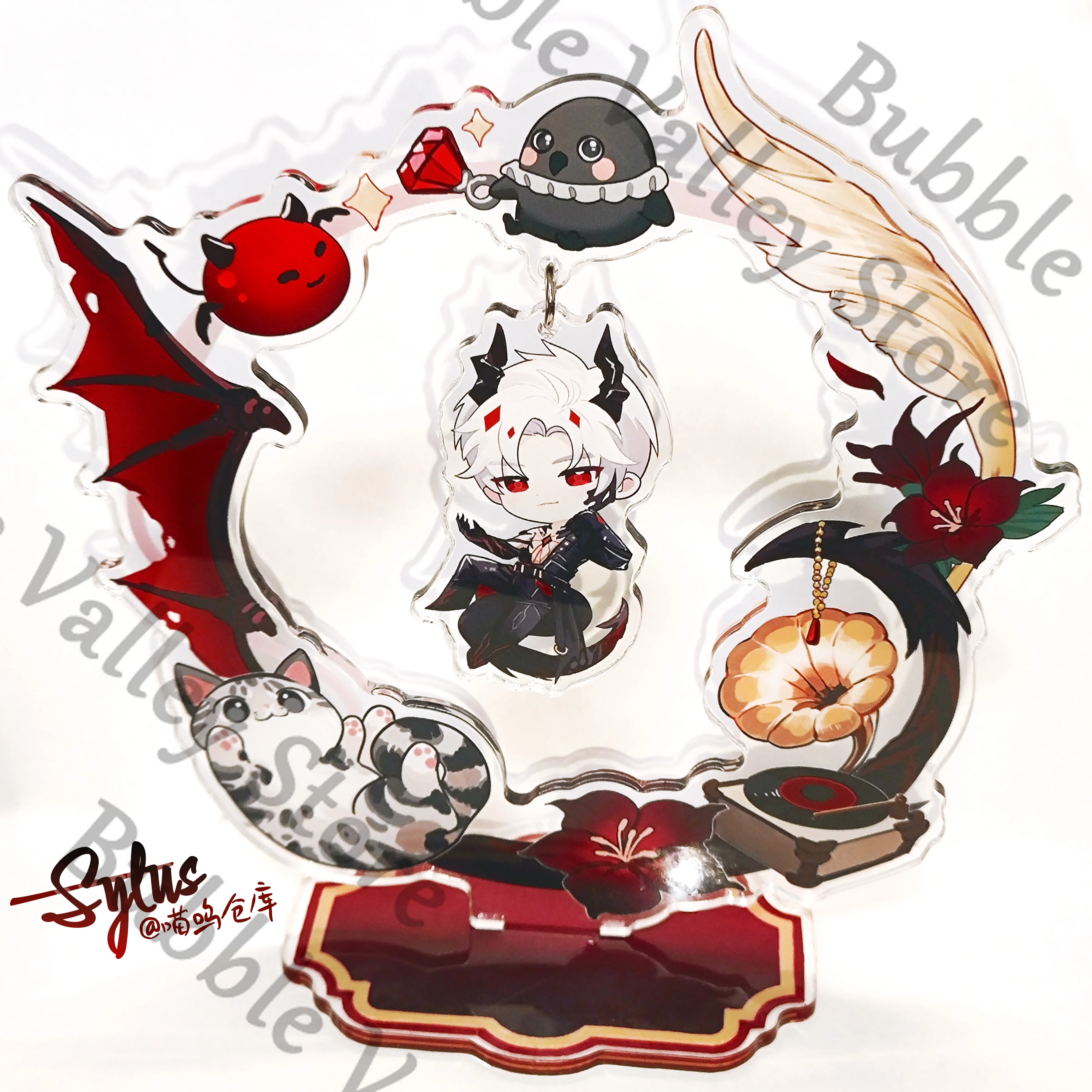 

Аниме Love and Deepspace Sylus Xavier Rafayel Zayne Caleb косплей акриловый встряхиватель стоячий знак мультяшная фигурка подставка Рождество