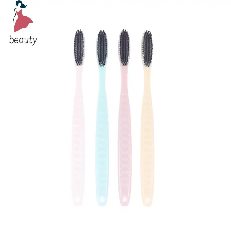 4Pcs Soft Long Head Adult Big Head Toothbrush Japanese And Korean Comfortable Teeth Super Soft Oral Cleaning Brush