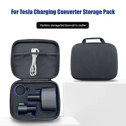 Suitable For Tesla Charging Converter Adapter CCS1J1772 Storage Bag Fire-proof And Flame-retardant EVA Storage Box Portable