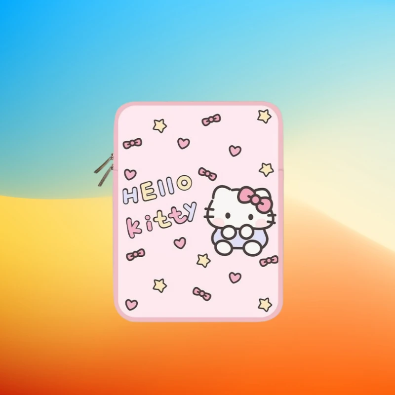 

Мультяшный чехол для ноутбука Hello Kitty Kuromi 12, 11, 13, 14, 15 дюймов, внутренний чехол из полиуретана для планшета, защитный чехол для Macbook, праздничный подарок