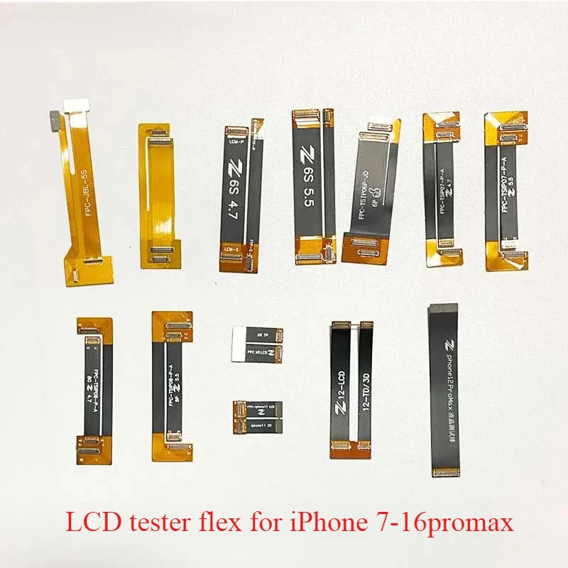 LCD Touch Screen Tester Extension Flex Cable For iPhone 7 8 Plus X XS Max XR 11 12 13 Pro 14 15 Plus Repair Tool