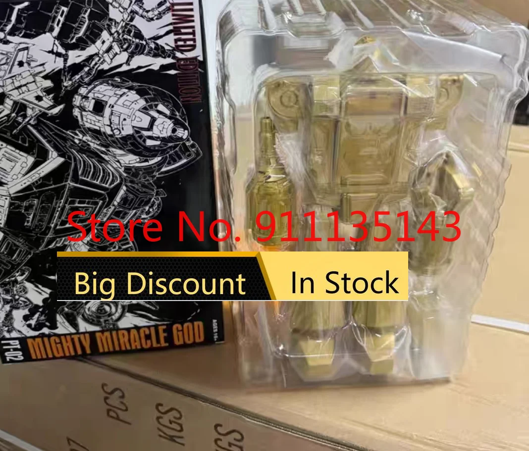 

Pangu Model Pt-02G Golden Color Huge Dragon Defensive Fortress Base Without Upgrade Kit Part In Stock