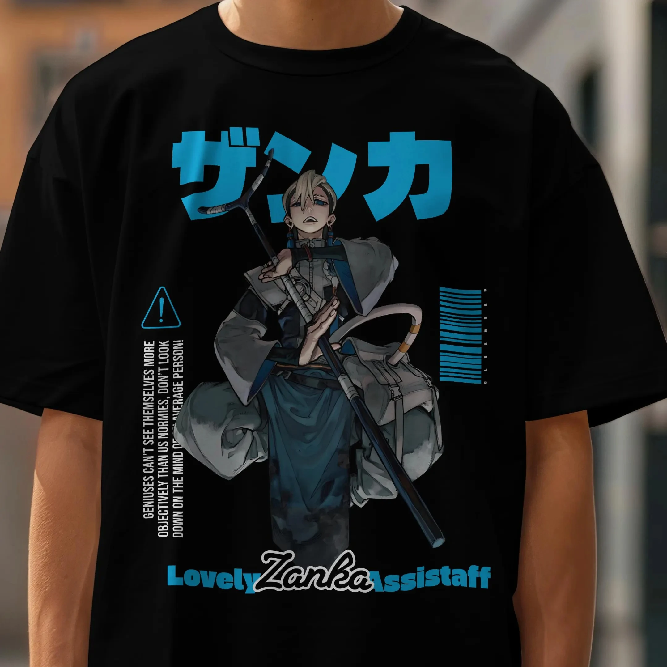 Zanka Nijiku Gachiakuta camiseta equipo Akuta limpiadores Anime Manga camiseta mujeres hombres de gran tamaño calle manga corta Mujer ropa masculina