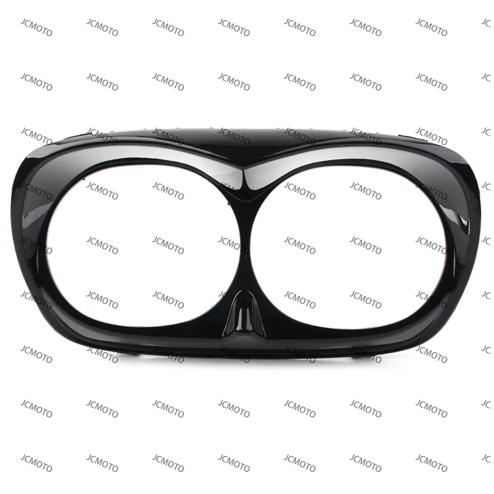

Black For Harley Davidson Touring Road Glide FLTR/ FLTRX 1998-2013 Motorcycle Headlight Bezel Scowl Outer Fairing Cover