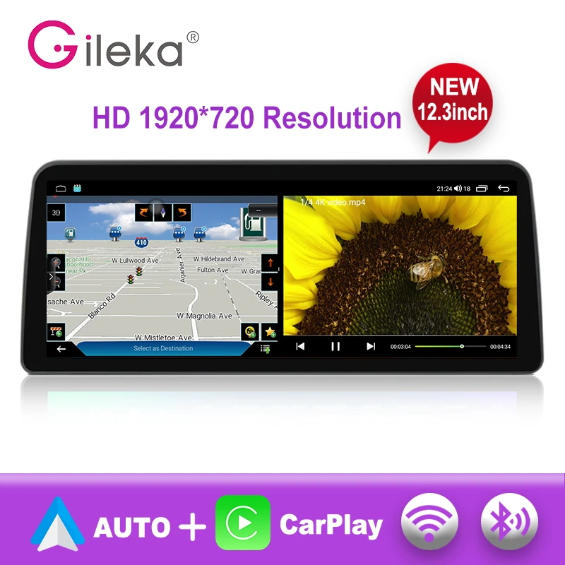 12.3 بوصة شاشة Carplay أندرويد لتويوتا يارس كروس 2024 راديو السيارة ستيريو مشغل وسائط متعددة نظام تحديد المواقع واي فاي 4G رئيس وحدة #4