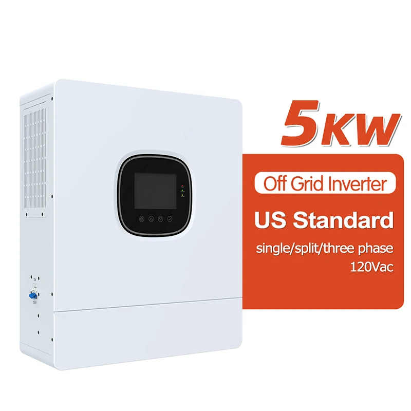 5K-U US Standard 48V 5kw Single Phase Off Grid Parallel Support Solar Inverter