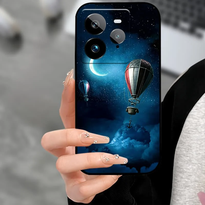 ل Realme GT7 Pro حافظة بولي يوريثان سيليكون لينة الغطاء الخلفي ل Realme GT7 برو 5G جراب هاتف واقية قذيفة سوداء RealmeGT7Pro الوفير #3