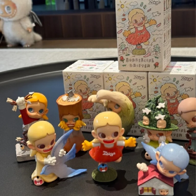 

Pop Mart Zsiga People Walking Along The Line Series слепая коробка милый модный загадочный настольный орнамент игрушка в подарок Коллекционная