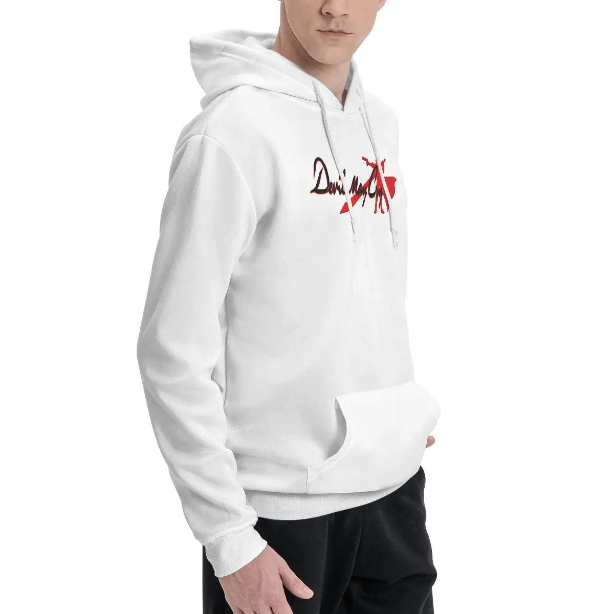 Devil-May-Cry Logo High Quality Sweatshirts Men'sAction Adventure Game Long Sleeve Hoodies Autumn Pullovers