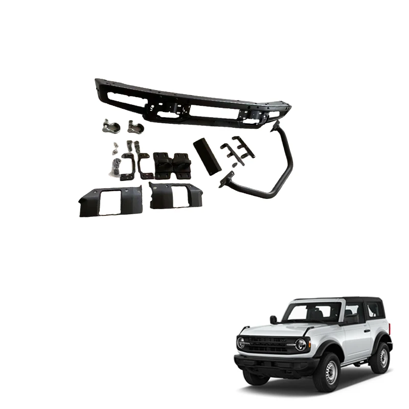 Hot Sale Body Kit Part Accessories Front Bumper With Sides for Ford Bronco Front Bumper