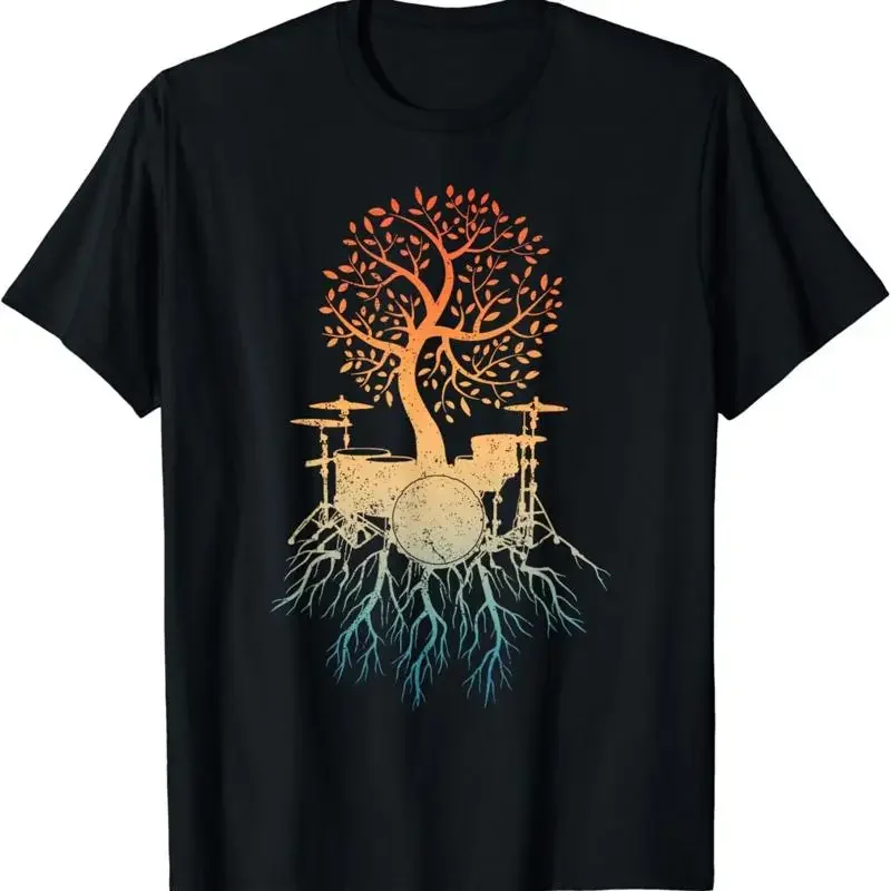 Cool Drum Set Art For Drummer Music Drumming Lover T Shirt