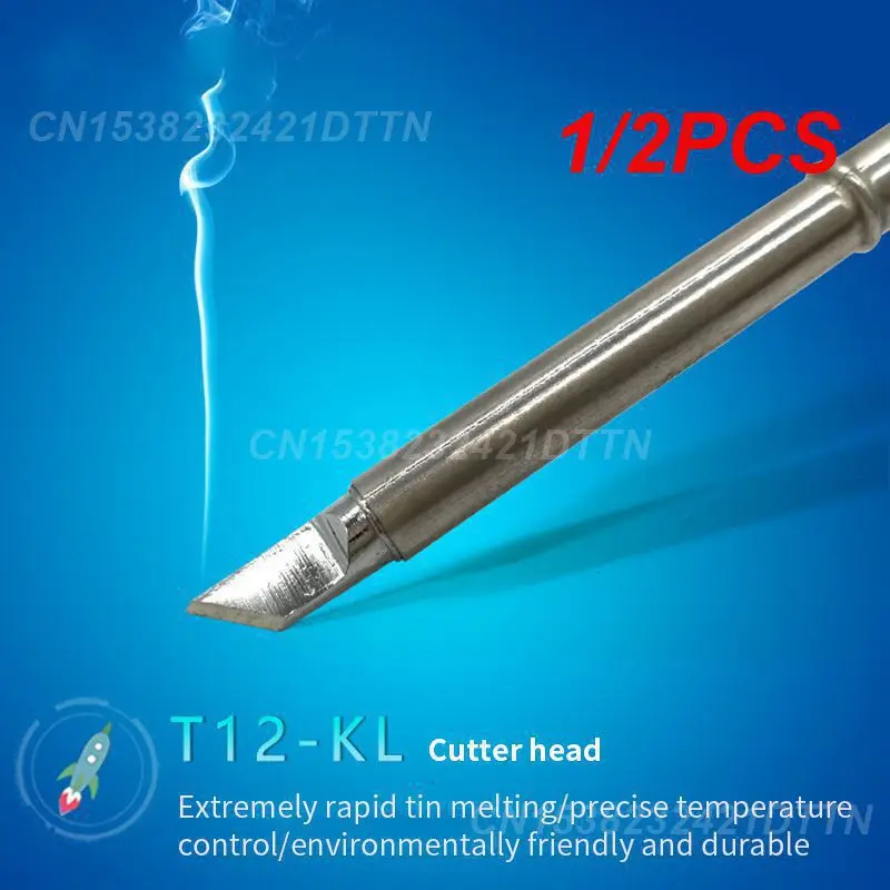 

1/2PCS Welding Rework Accessories Safety Tin Soldering Tip Tool Parts Hot Core Tip T12 Soldering Iron Replacement Head