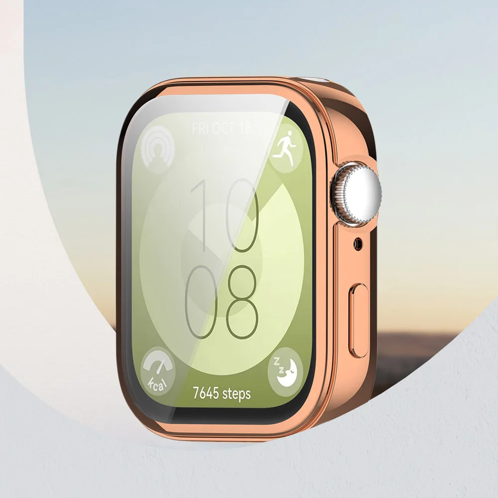 جراب TPU غطاء حماية ناعم ممتص للصدمات بالكامل مضاد للسقوط غطاء حماية كامل لساعة Huawei Watch Fit 3 #4