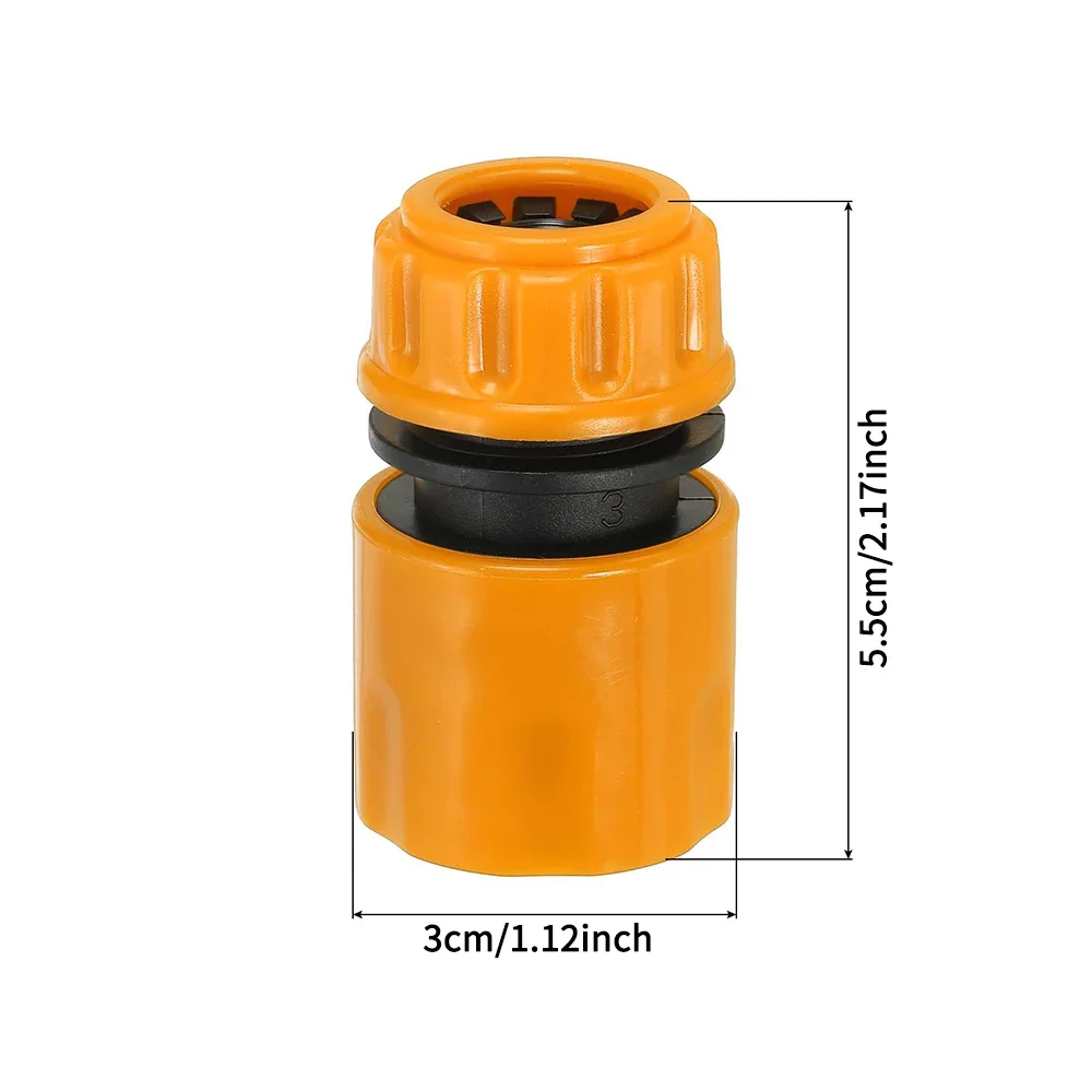 10pcs Garden Tap 1 2 3 4 1 Inch Hose Quick Connectors Nipple Hose Waterstop Connector For Irrigation Water Tube Coupling