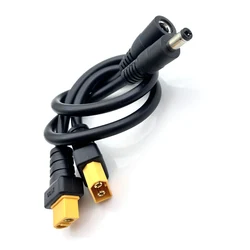 XT60 Male / Female Connector To DC 5.5*2.5 5.5x2.1mm Power Cable Adaptor 5521 5525 For Glasses Battery Charging Adapter Cables