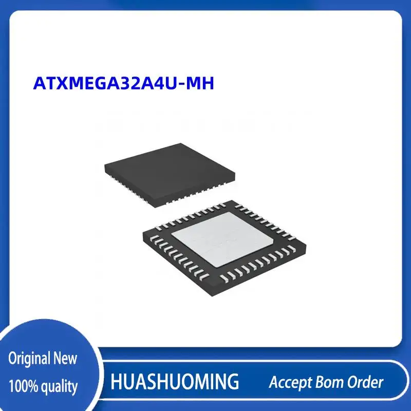 5PCS/Lot  ATXMEGA32A4U-MH ATXMEGA32A4U-M ATXMEGA32A4U  ATXMEGA32  QFN44