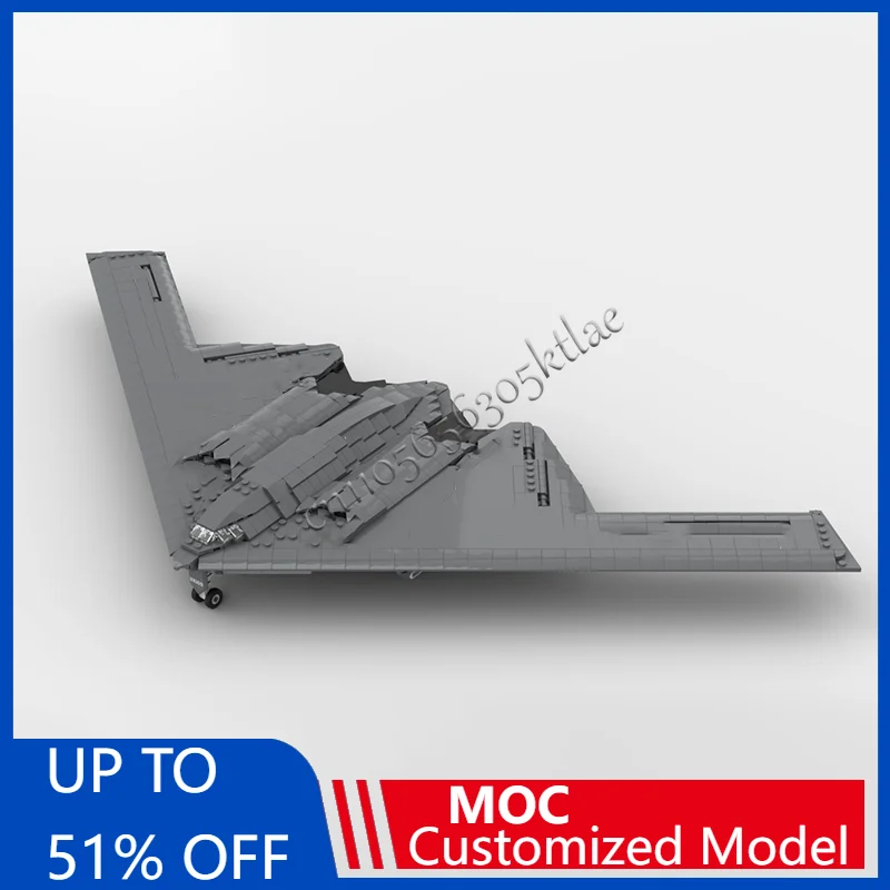 

1853PCS MOC Flying War Series Spitfire B-2 Spirit Fighter Plane Model Build DIY Assembled Educational Children Toys Xmas Gifts