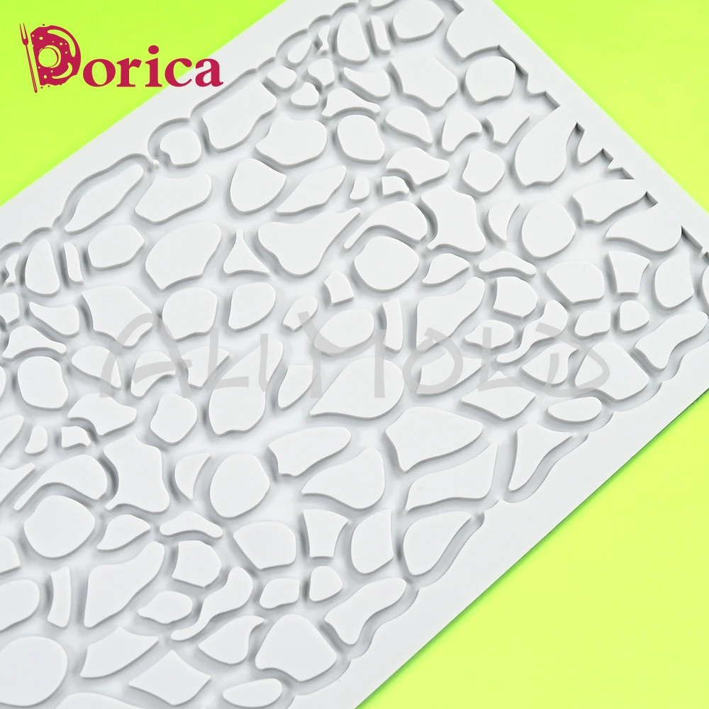 Hollow Irregular Pattern Silicone Lace Mat Handmade Crunchy Sugarcraft Chocolate Mould DIY Cake Decorating Tool Kitchen Bakeware