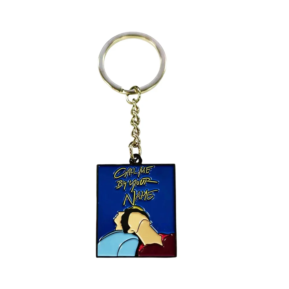Classic Romance Movies Same Keychain Exquisite Enamel Pendant Jewelry Film Fans Collection