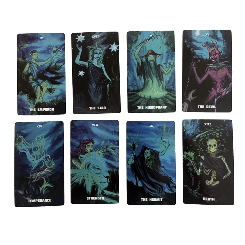 NEW 12x7CM The Vivid Spirit Divination Tarot Deck 78 Cards with Guide Book Divination