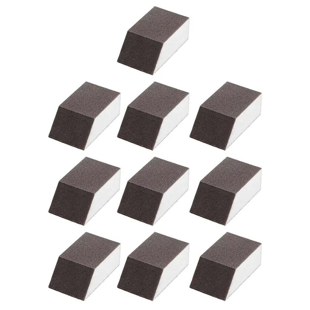 

10pcs Sponge Multi function Scrub Household Emery Reusable Convenient Dish Sponges Cleaning Kitchen Accessories