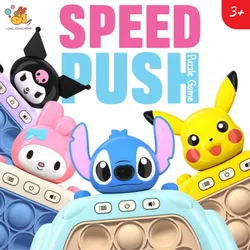 子供のためのDisney-sanrio titchクイックプッシュバブルゲーム機、楽しいwhac-a-Shonze、抗ストレス、感覚バブルフィジェットおもちゃ、ギフト