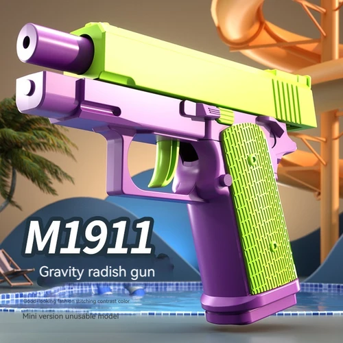 3D 무 장난감 총 모델, M1911 권총 사격 불가 사막 독수리, 빈 하중 걸기, 소년용 3D 인쇄 피젯 장난감, 감압 