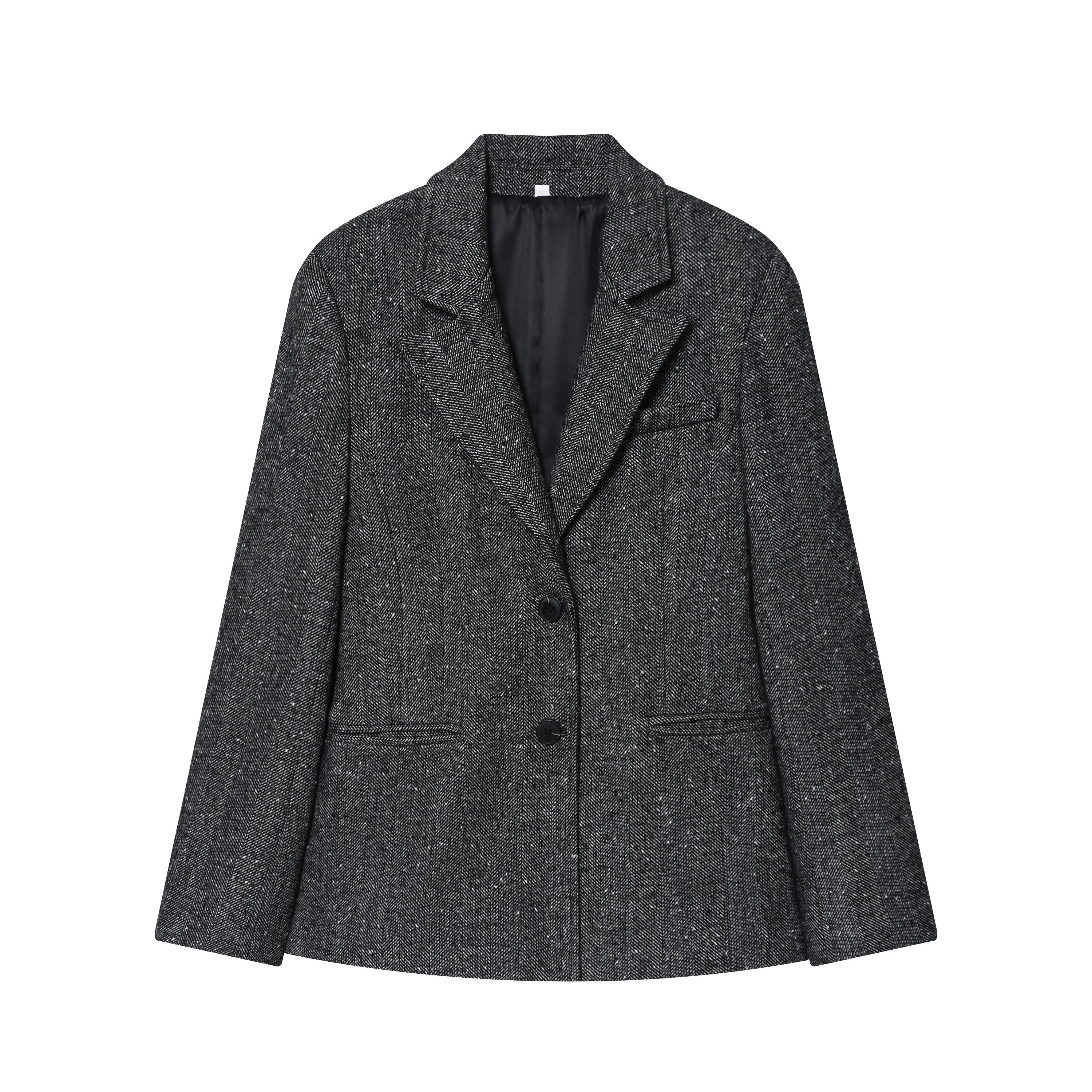 Fashionable Mixed-Fiber Short-Skirt Style Suit Jacket Pants Set for Women Autumn New Arrival Elegant Long-Pants Business Wear