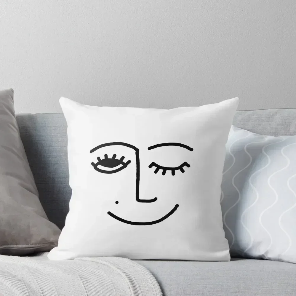 

Abstract Face Throw Pillow Ornamental Pillow Couch Pillows Luxury Pillow Case cover christmas