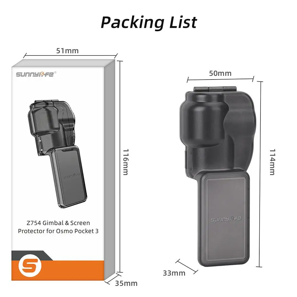 Plastic Case For DJI Osmo Pocket 3 Cover Protector Case Handheld Gimbal Camera for DJI OSMO Pocket 3 Accessories