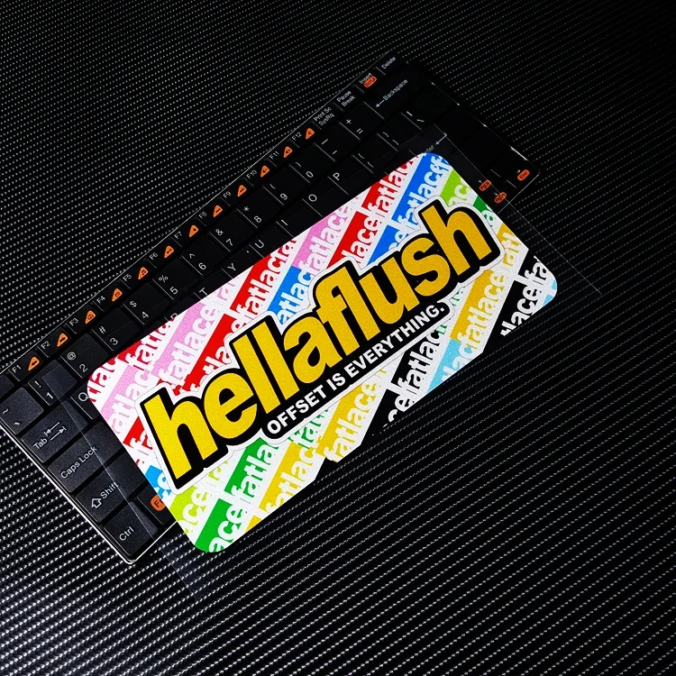 Cartoon Car Styling Vinyl Decal for HF Offset Is Everything Motor Bike Laptop Keyboard Decoration DIY Sticker