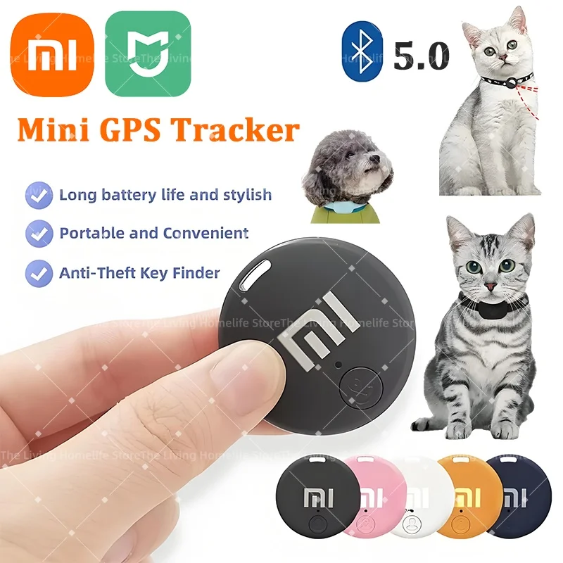 Xiaomi MIJIA Pet GPS Tracker Smart Mini Bluetooth 5,0 dispositivo antipérdida buscador de seguimiento para IOS Android localizador de billetera para niños