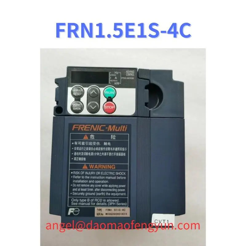 

FRN1.5E1S-4C Used inverter 1.5kW/380V test function OK