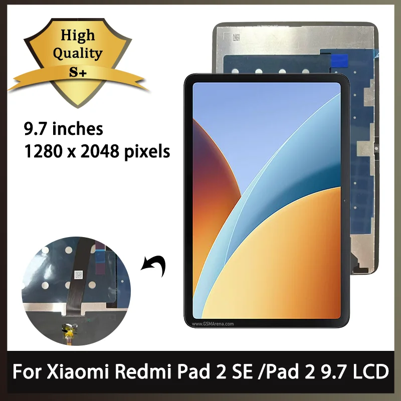 2603ARP14C 2604ERP4DC Premium Lcd For Xiaomi Redmi Pad 2 SE 9.7 LCD Display Touch Screen Digitizer Assembly Replcement