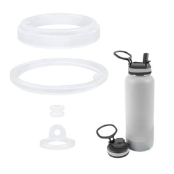 Set of 3/4 Silicone Gaskets for Thermoflask 24/32/40/64oz Insulated Water Bottle Drop shipping