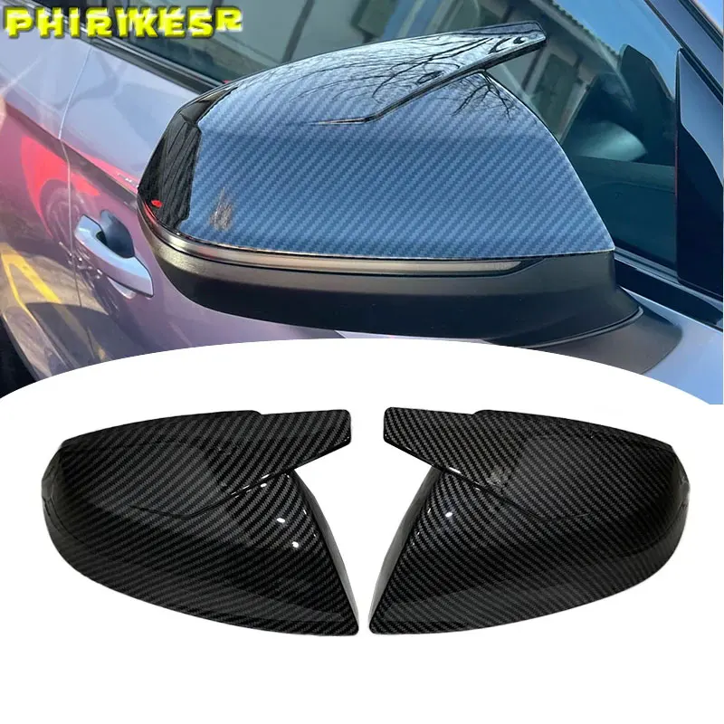 

For Audi Q5 Q5L SQ5 Q7 SQ7 FY 4M 45 50 55 60 TDI TFSI S Line Sline 2016-22 ABS style rearview mirror cover Replacement lens cap