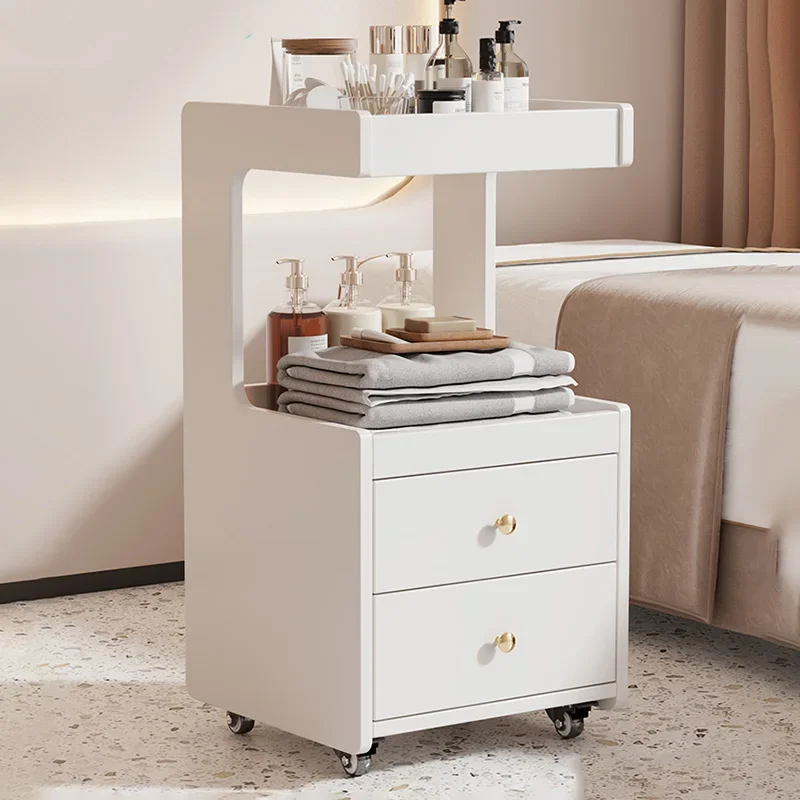 Luxury Creative Furniture Salon Unique Style Premium Aesthetic Hairdressing Trolley Modern Classic Shelves Cart Salon Furniture