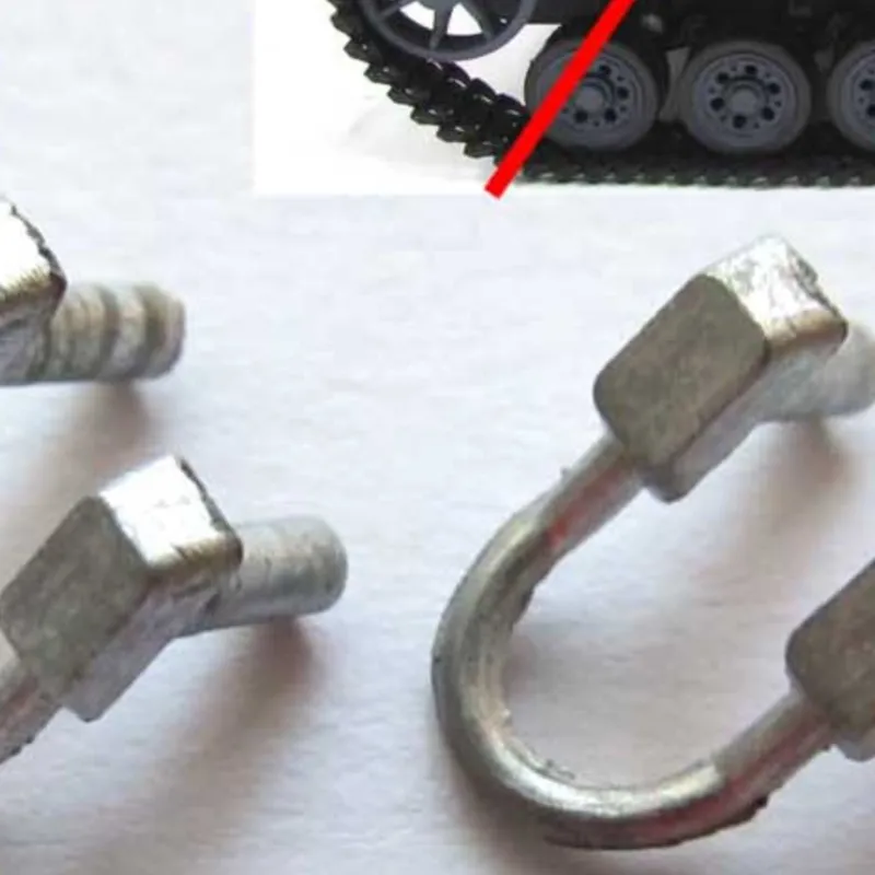 Mato 1/16 Stug III RC réservoir tourelle métallique main courante latérale MT128 TH00819-SMT4