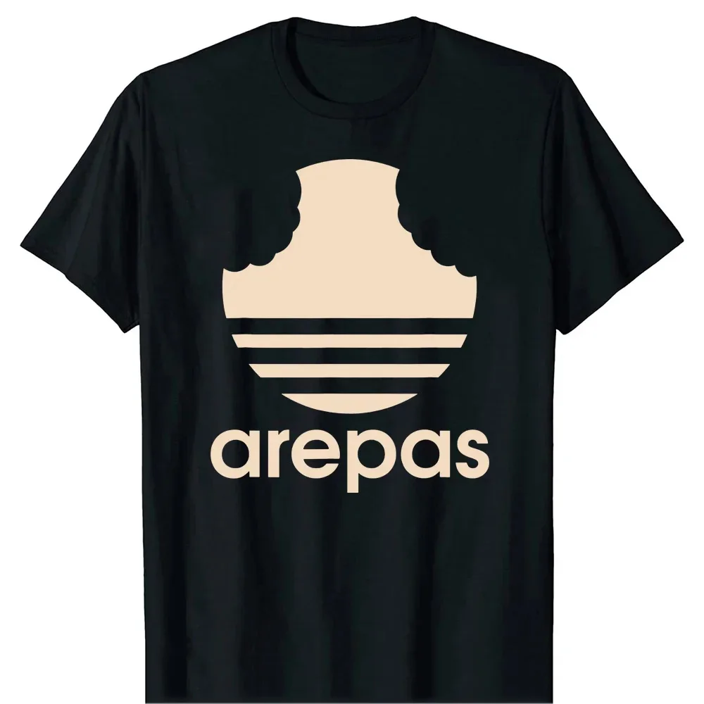 Drôle colombien Venezuelan Arepa t-shirts été graphique coton Streetwear Venezuela drapeau cadeaux T-shirt hommes