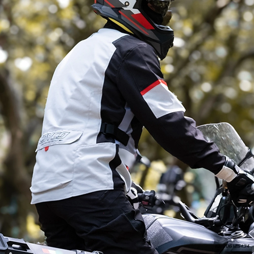 سترة دراجة نارية مضادة للسقوط ودافئة مناسبة لكل من الرجال والنساء مناسبة لركوب الدراجات على الطرق الوعرة في الخريف والشتاء #2