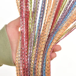 Door Window Panel Fly Screen Fringe Room Screen Tassel Panel Beaded Curtains