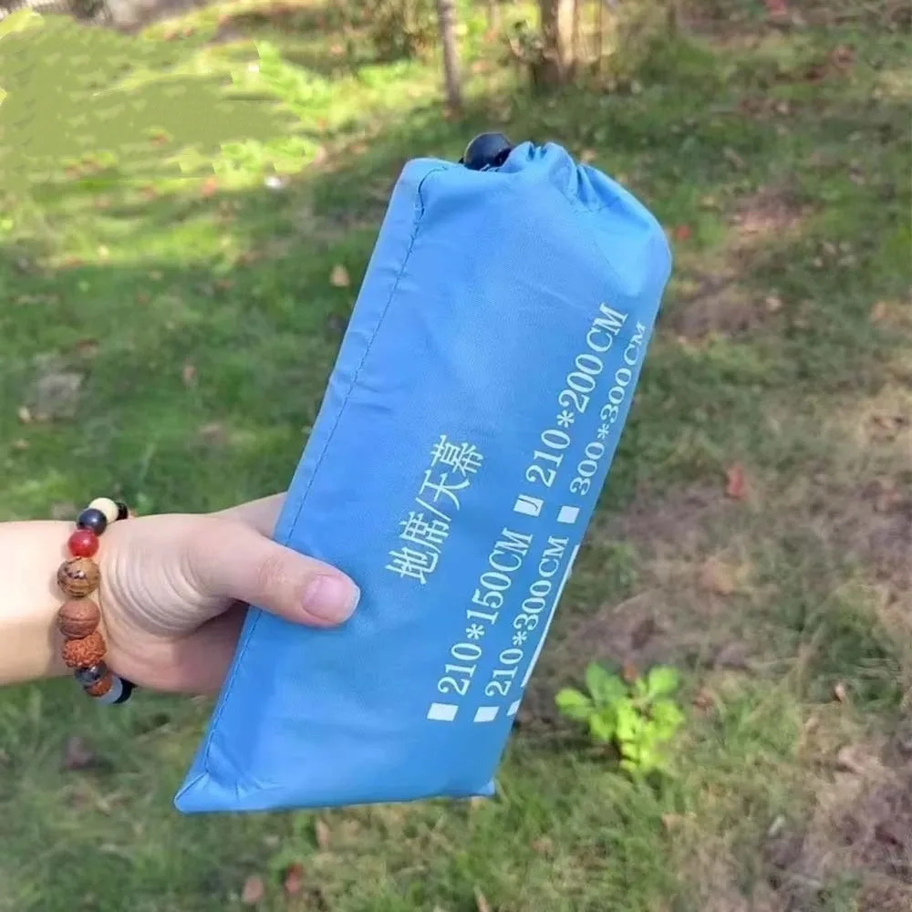 

Waterproof Camping Floor Tarp Oxford Cloth 210x150CM Portable Pocket Picnic Mat Multi-function Ultralight Tent Ground Cloth