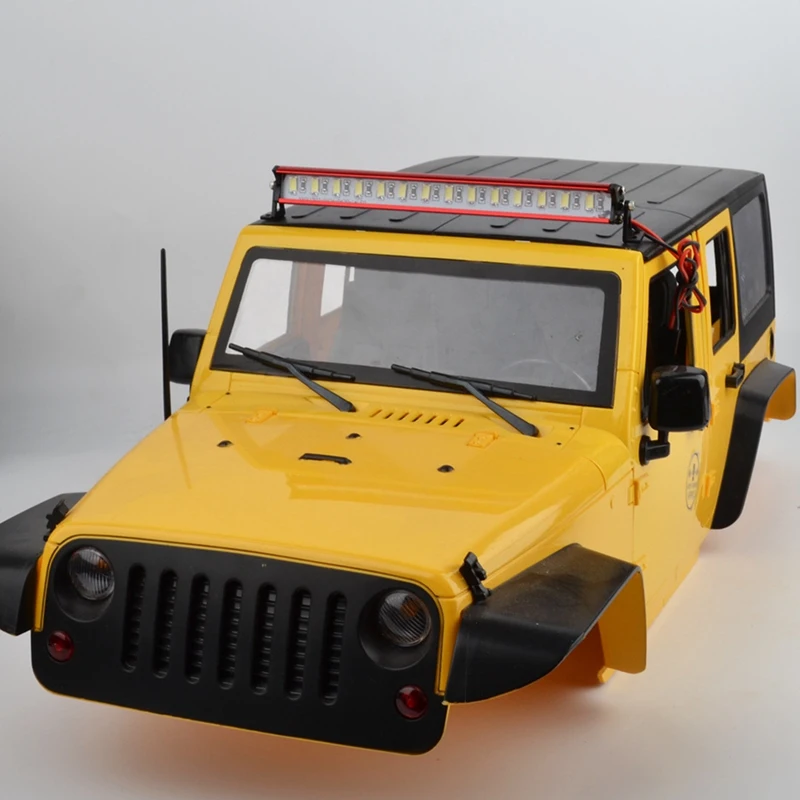 Lumières de toit de voiture d'escalade de simulation RC, lumières de 14 LED pour Traxxas Trx4 Axial SCX10, pièces de modification, 1/10