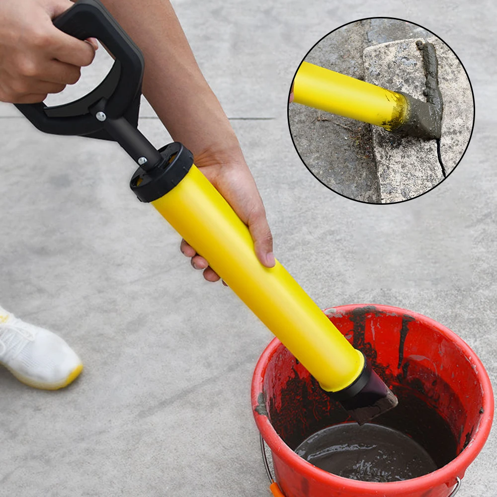 Cement Lime Pump Caulking Gun Grouting Mortar Sprayer Grout Filling Tools Grouting Gun Applicator With 4 Nozzles