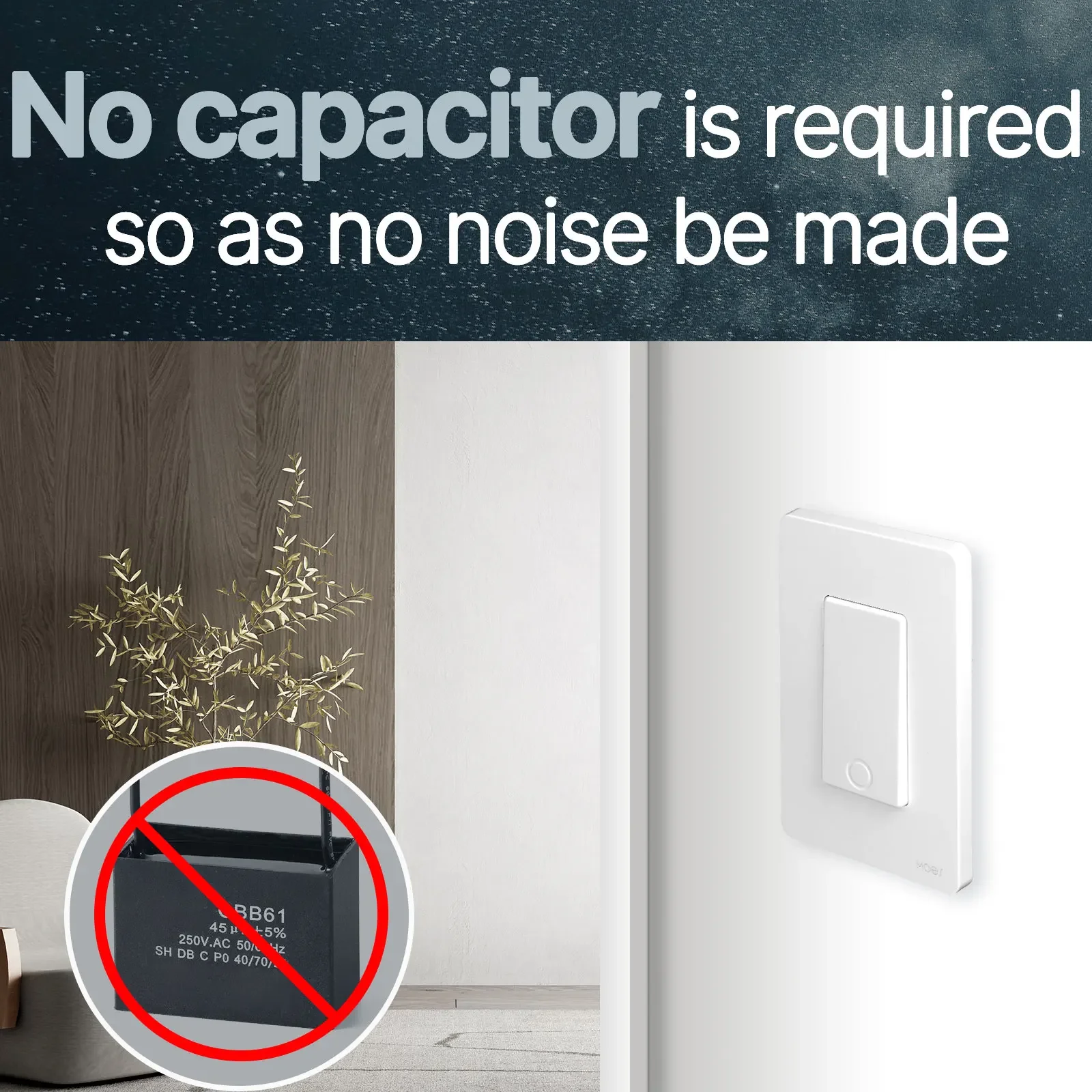 MOES Star Ring Smart ZigBee Light Switch Single Pole No Capacitor Neutral Wire Optional Push Button Switch 1 2 3 4 Gangs Tuya view 3