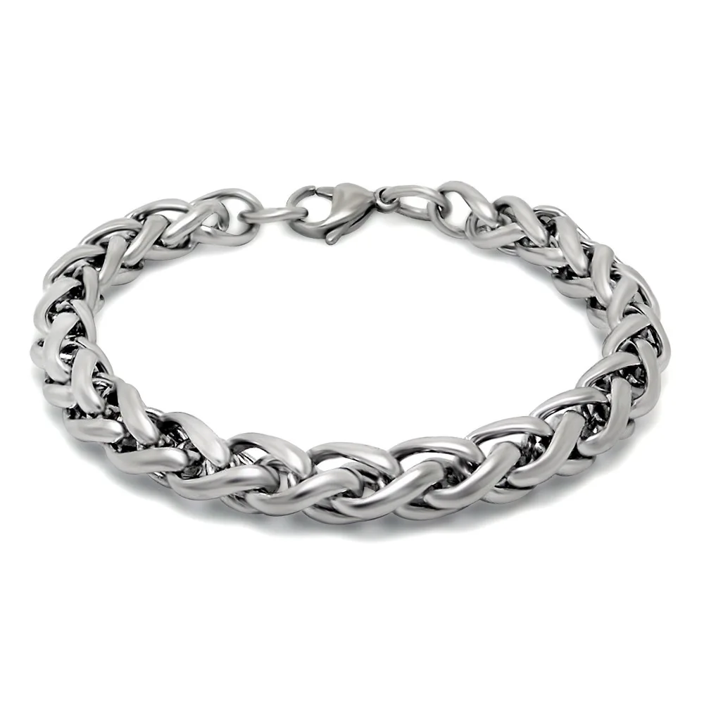 Fashion men's keel fashion bracelet, titanium steel simple stainless steel bracelet jewelry charm bracelet men bracelet