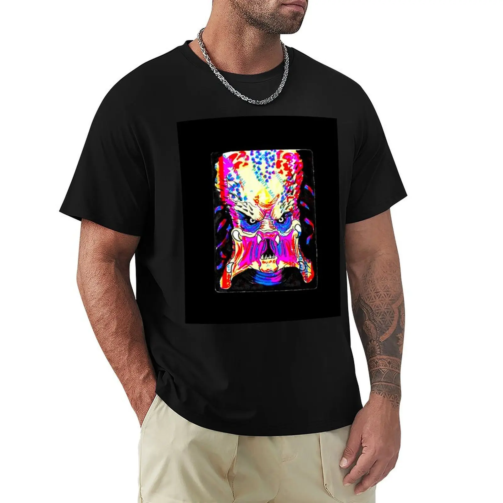 Candy Predator Sticker Slap T-Shirt Performance Workout Short Sleeve Tee