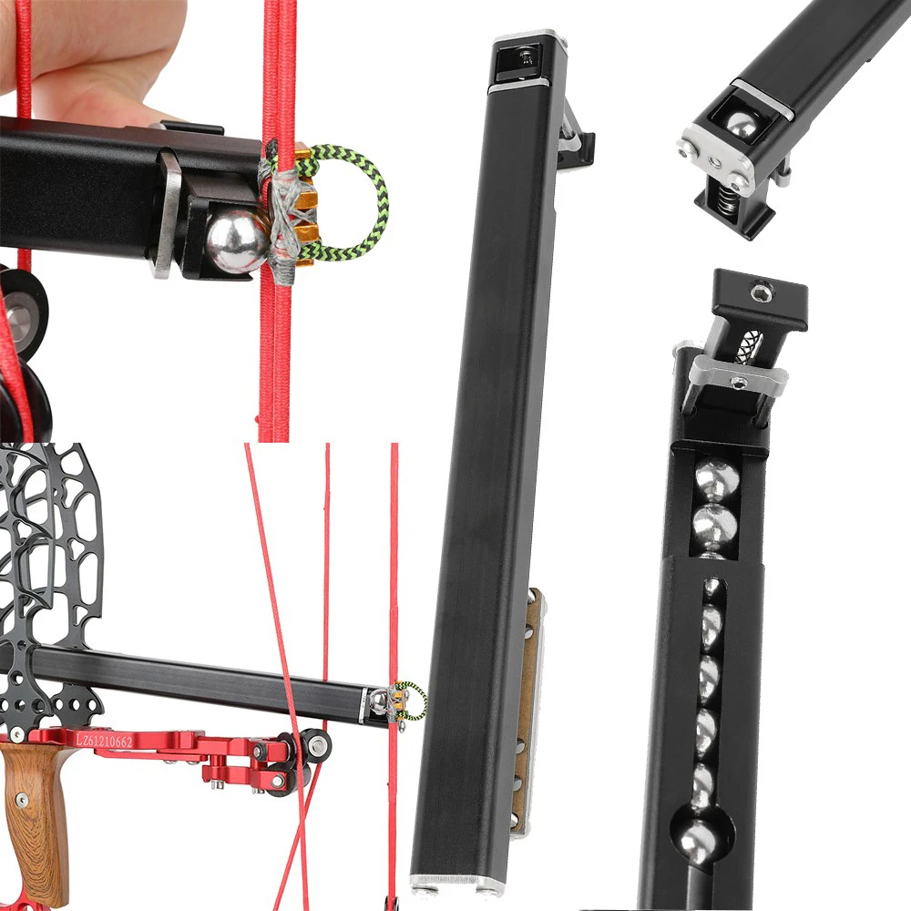 

Dual-use Compound Bow Steel Ball Installation Tool Aluminum fit 12-13mm Steel Ball Launcher Bow Hunting Shooting Target Archery
