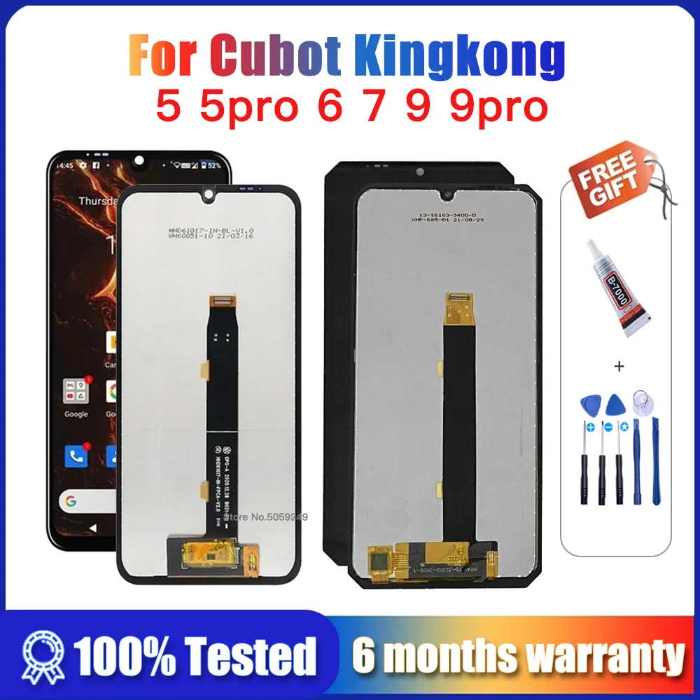 Original For Cubot Kingkong 5 5pro 6 7 9 9pro Power LCD Display Touch Screen Digitizer Assembly Phone Accessories replace tools